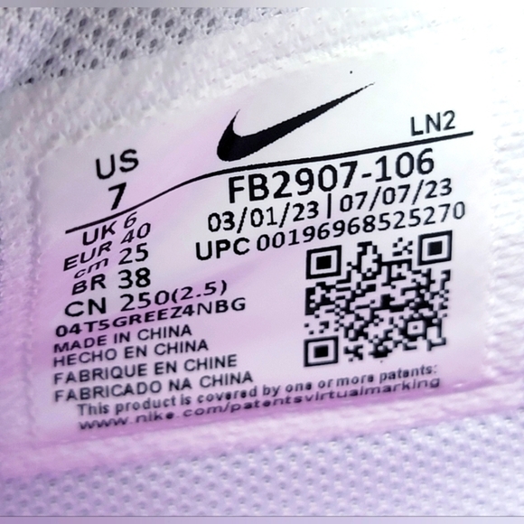 Nike Force Zoom Trout 9 Pro Metal Men's Size 7 Baseball Cleats FB2907-106 New - Picture 4 of 10